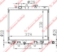 Радиатор MZ-DW5W-1226