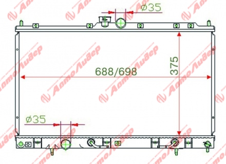 Радиатор MC-CS-1216