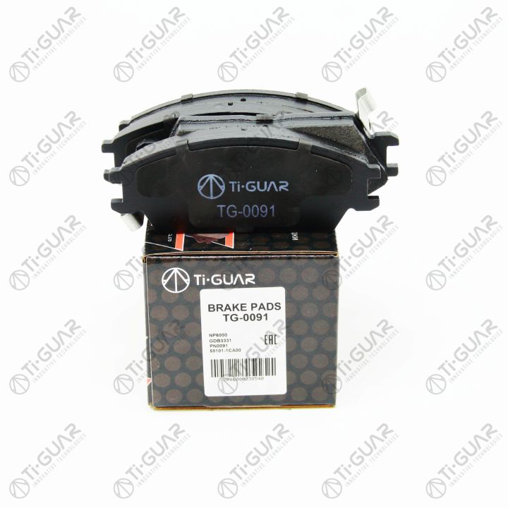 Тормозные колодки TG-0091/PN0091* Ti·GUAR Тормозные колодки TG-0091/PN0091* Ti·GUAR