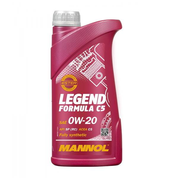 Mannol LEGEND Formula C5 SAE 0W20 1л синт. / 7921 (79211)